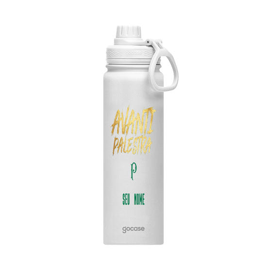 Garrafa Térmica Fresh + Ebook - Palmeiras - Avanti Palestra