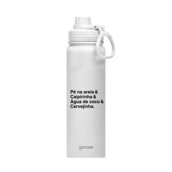 Garrafa Térmica Fresh + Ebook - Pé na Areia