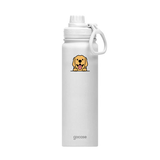Insulated Water Bottle + Ebook - Garrafa Térmica Fresh + Ebook - Pets Minimalistas - Cachorros