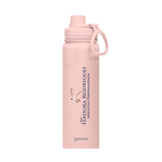 Garrafa Térmica Fresh 950ml Rosa - Dra. Izadora - B2B