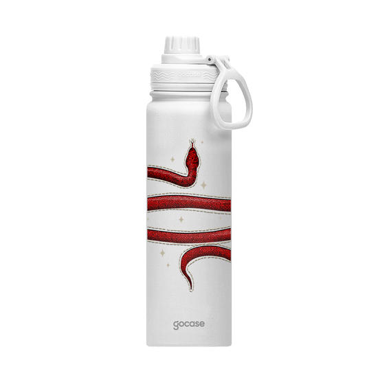 Garrafa Térmica Fresh + Ebook - Red Snake