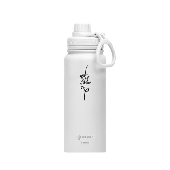  Garrafa Térmica Fresh - Rose Line Art