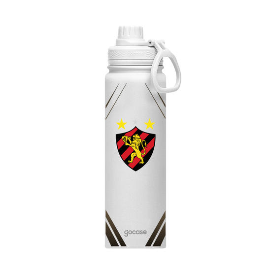 Garrafa Térmica Fresh + Ebook - Sport Recife - Escudo e Frase