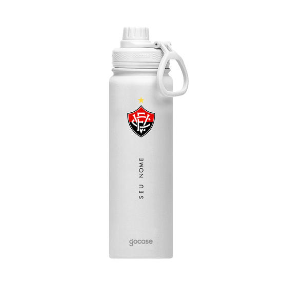 Garrafa Térmica Fresh + Ebook - Vitória - Escudo