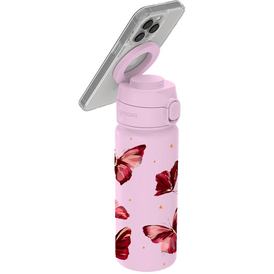 Garrafa Térmica Magsafe + Ebook -  Borboletas Impressionistas