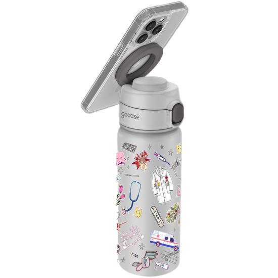 Garrafa Térmica Magsafe + Ebook -    Saúde Stickers