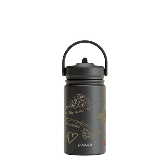 Garrafa Térmica Mini + Ebook - All is fair in love and poetry