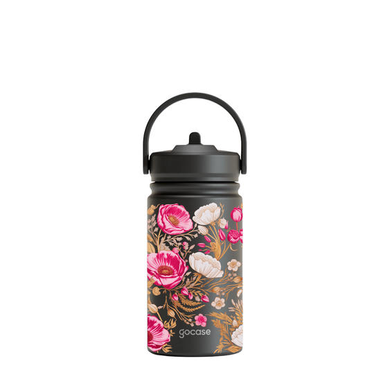 Garrafa Térmica Mini + Ebook - Arabescos Floral