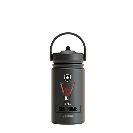 Garrafa Térmica Mini + Ebook - Botafogo - Garota Alvinegra