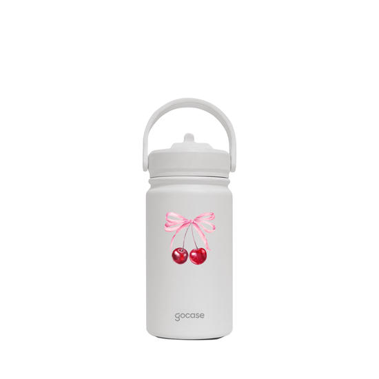 Garrafa Térmica Mini - Bow Cherry Minimalista