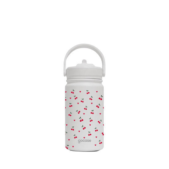 Garrafa Térmica Mini - Cherry Pattern Minimalista