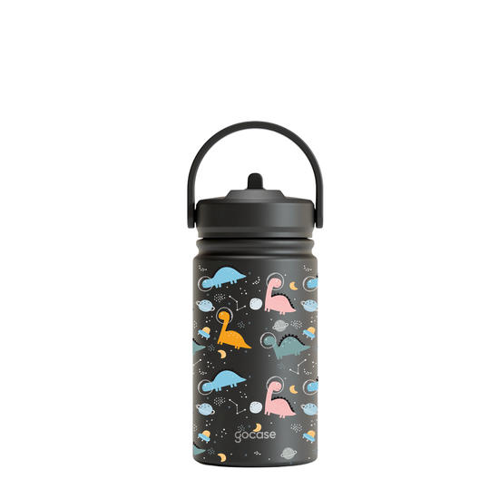 Garrafa Térmica Mini + Ebook - Dino Space
