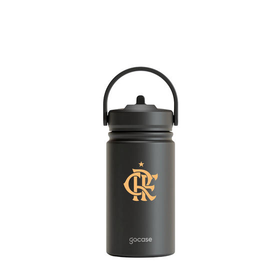 Garrafa Térmica Mini + Ebook - Flamengo - Escudo CRF
