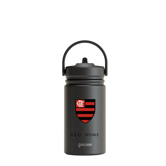 Garrafa Térmica Mini + Ebook - Flamengo - Escudo