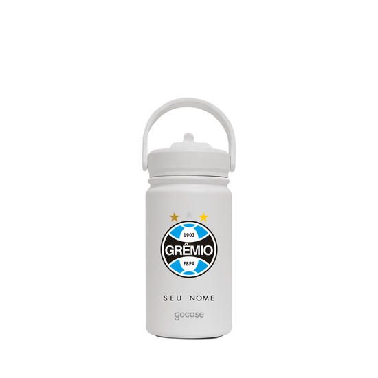 Garrafa Térmica Mini + Ebook - Grêmio - Escudo