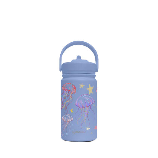 Insulated Water Bottle Mini + Ebook - Garrafa Térmica Mini + Ebook - Jellyfish Drawing