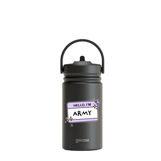 Garrafa Térmica Mini + Ebook - K-pop - Fanbase