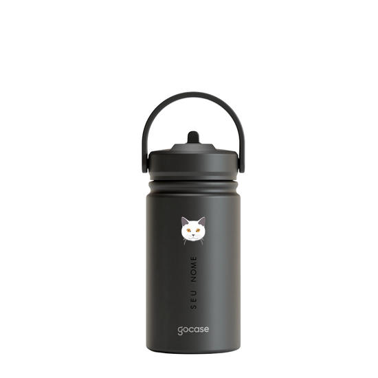 Garrafa Térmica Mini + Ebook - Little Cat