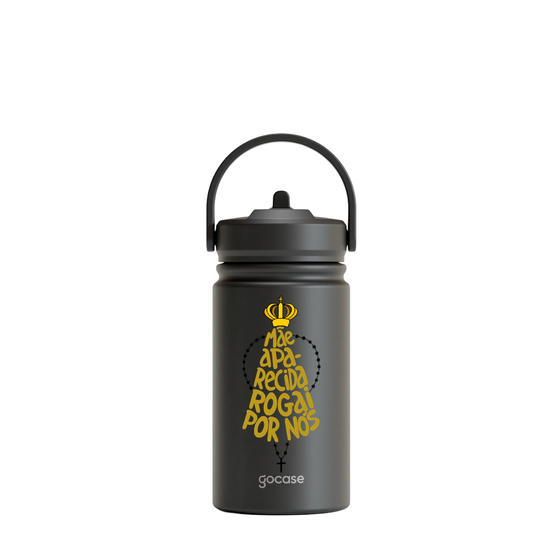 Garrafa Térmica Mini + Ebook - Mãe Aparecida