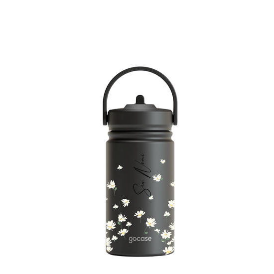 Garrafa Térmica Mini + Ebook - Margaridas Flutuantes