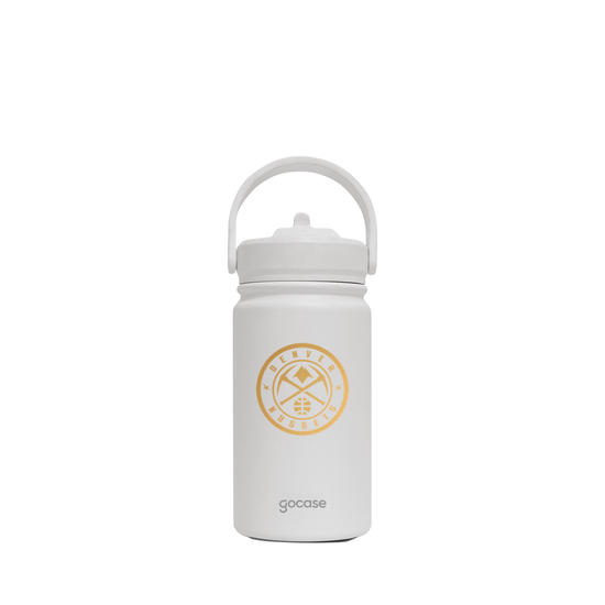 Garrafa Térmica Mini + Ebook - Denver Nuggets - Escudo Dourado