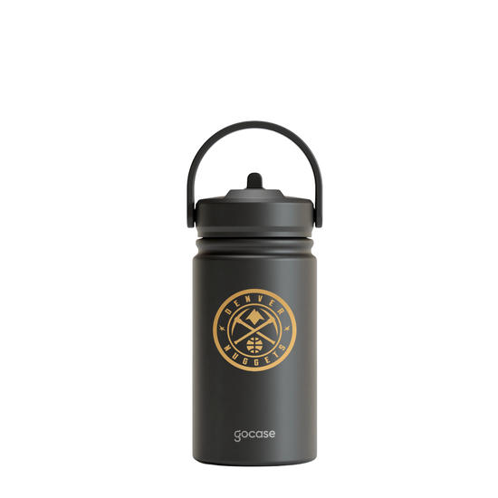 Garrafa Térmica Mini + Ebook - Denver Nuggets - Escudo Dourado