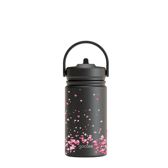  Garrafa Térmica Mini + Ebook - Pétalas de Cerejeira