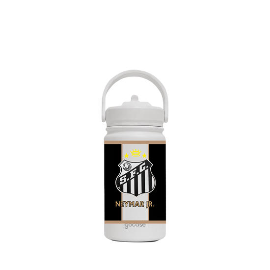  Garrafa Térmica Mini + Ebook - Santos - Escudo 2024 Personalizado