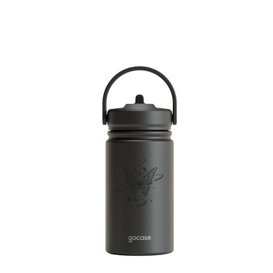 Garrafa Térmica Mini + Ebook - Space Butterfly