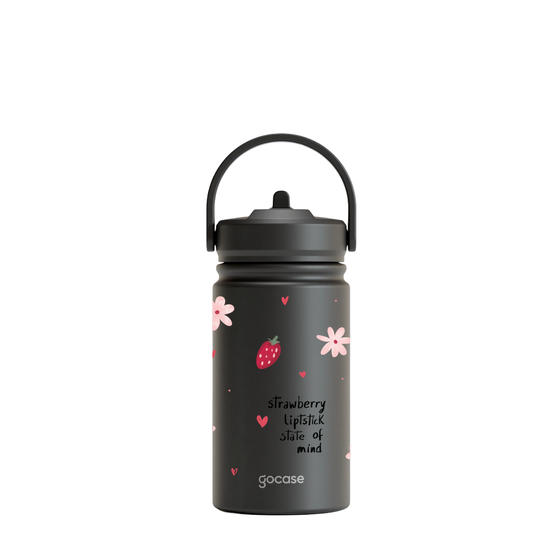 Garrafa Térmica Mini + Ebook - Strawberry Lipstick