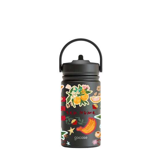 Garrafa Térmica Mini + Ebook - Tropical Vibe