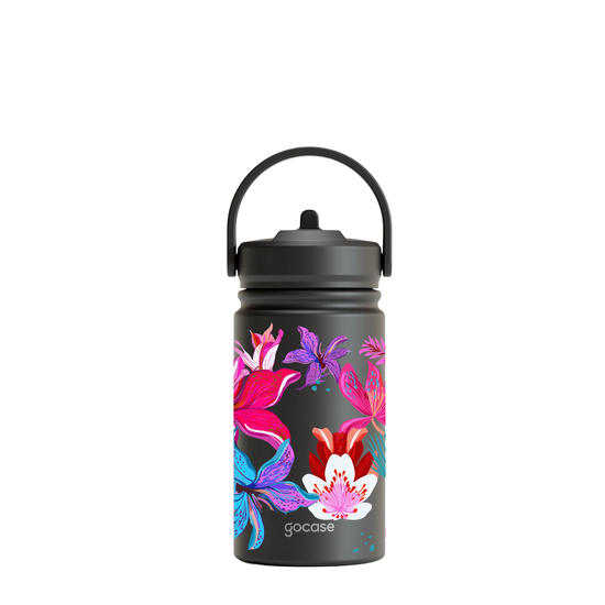 Garrafa Térmica Mini + Ebook - Wild Floral