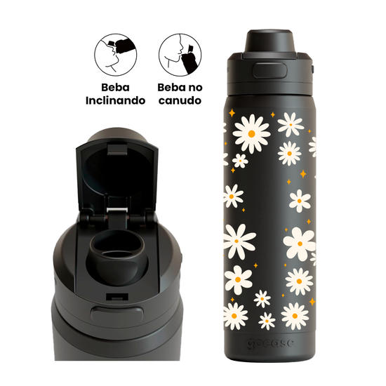 Garrafa Térmica Flip Pro - Daisy Summer