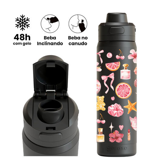 Garrafa Térmica Flip Pro - Girly Girl