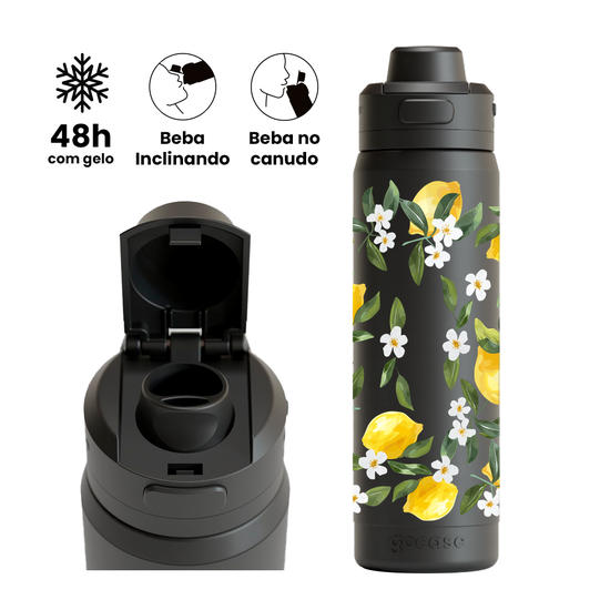 Garrafa Térmica Flip Pro - Lemon Fruit