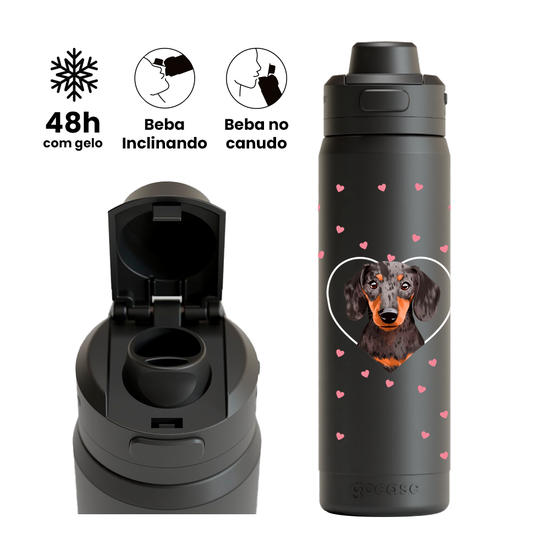 Garrafa Térmica Flip Pro - Meus Pets