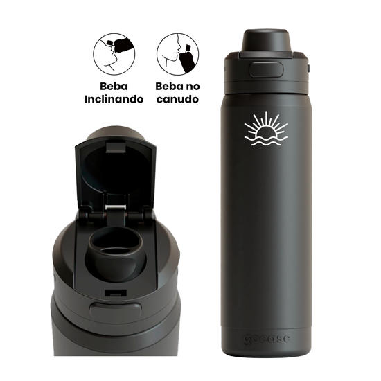 Garrafa Térmica Flip Pro - Sol & Mar