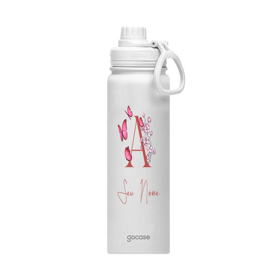  Garrafa Térmica Fresh - Inicial Cherry Butterfly