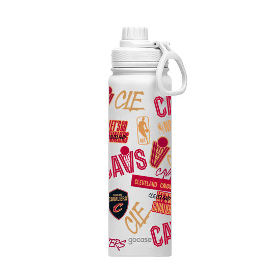 Garrafa Térmica Fresh + Ebook - Cleveland Cavaliers - Colagem
