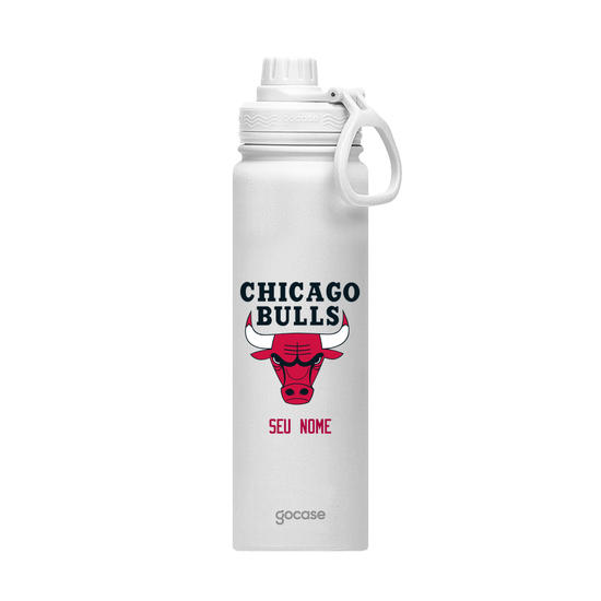 Garrafa Térmica Fresh + Ebook - Chicago Bulls - Logo