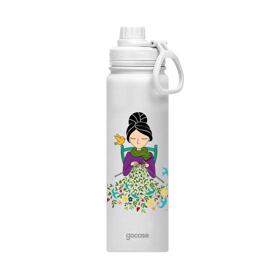 Garrafa Térmica Fresh - Dani Purper - Tricô