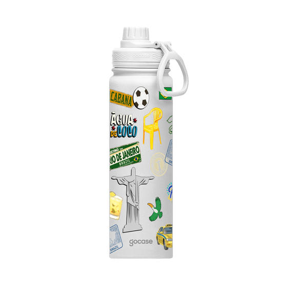Insulated Water Bottle + Ebook - Garrafa Térmica Fresh - Copacabana