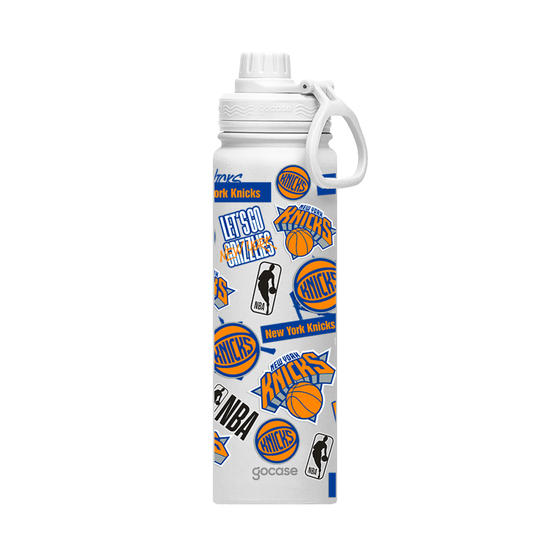 Garrafa Térmica Fresh + Ebook - New York Knicks - Colagem