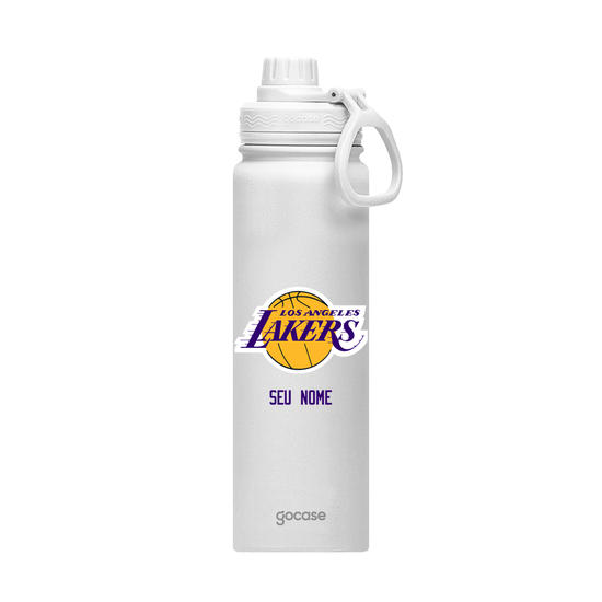 Garrafa Térmica Fresh + Ebook - Los Angeles Lakers - Logo