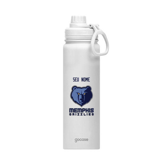 Garrafa Térmica Fresh + Ebook - Memphis Grizzlies - Logo
