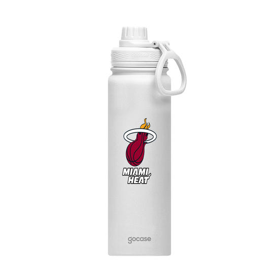 Garrafa Térmica Fresh + Ebook - Miami Heat - Logo