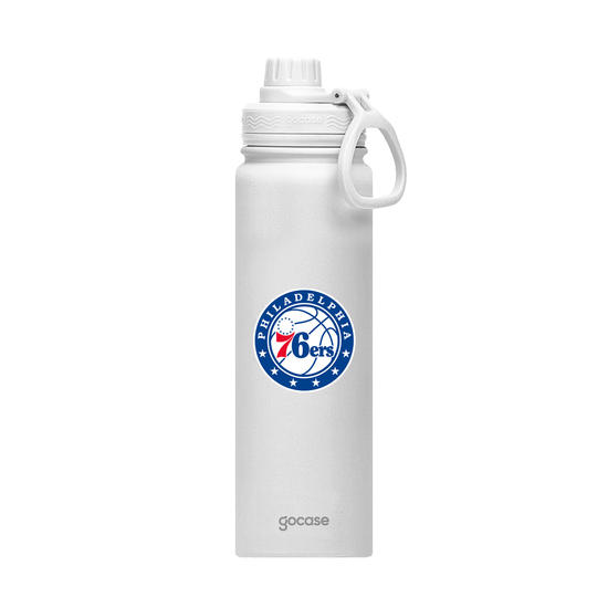 Garrafa Térmica Fresh + Ebook - Philadelphia 76ers - Logo