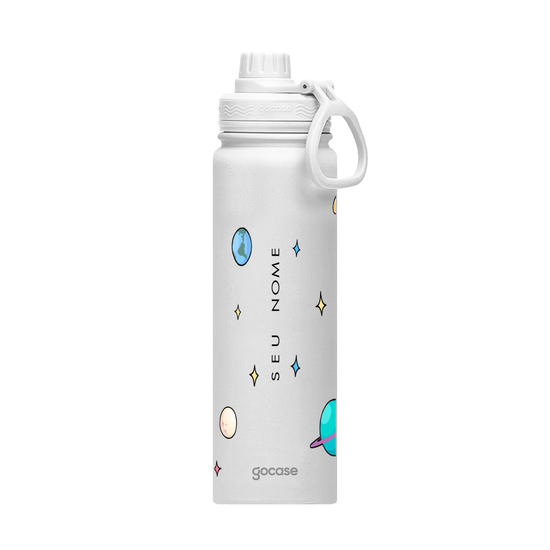 Garrafa Térmica Fresh - Planetinhas Clear 