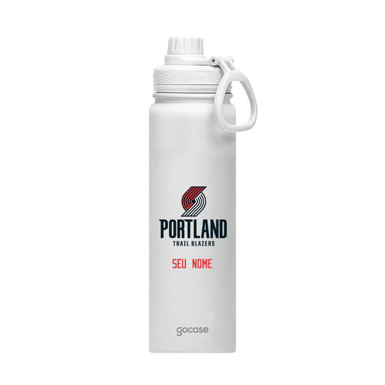 Garrafa Térmica Fresh + Ebook - Portland Trailblazers - Logo