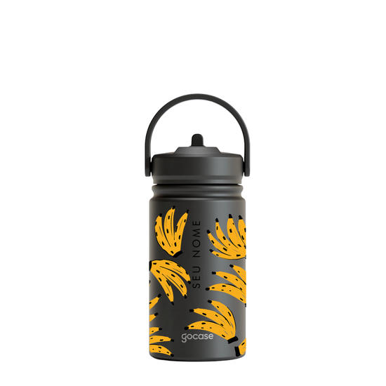 Garrafa Térmica Mini + Ebook - Banana Nanica Customizável